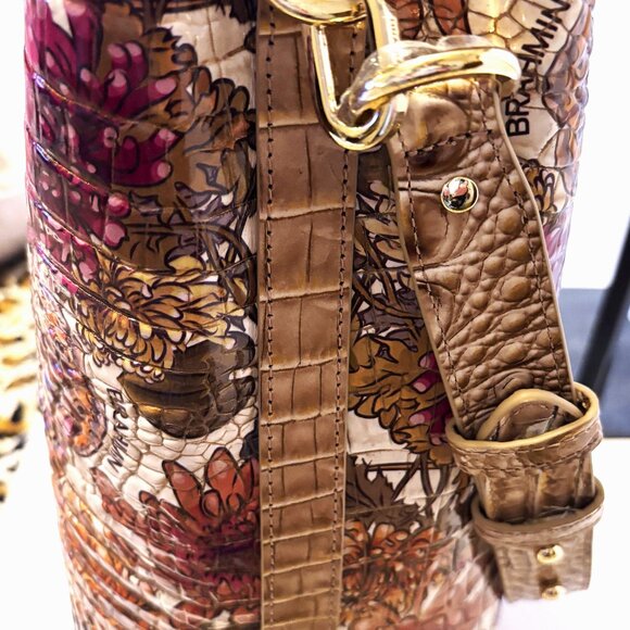 Brahmin Celina - Chrysanthemum Ombre Melbourne Bucket Bag - Picture 5 of 8